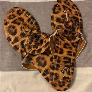Leopard cheetah sandals